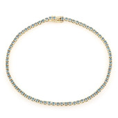 9K I1 Blue Diamond Gold Bracelet