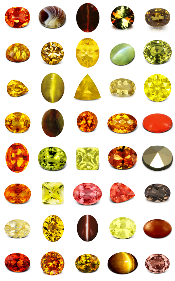 Yellow to Chocolate Gems | Andratit